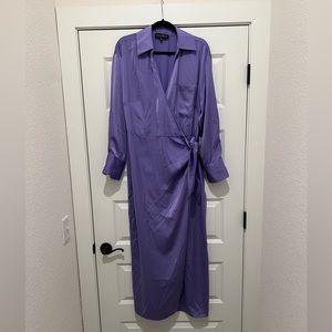 Purple Wrap Dress